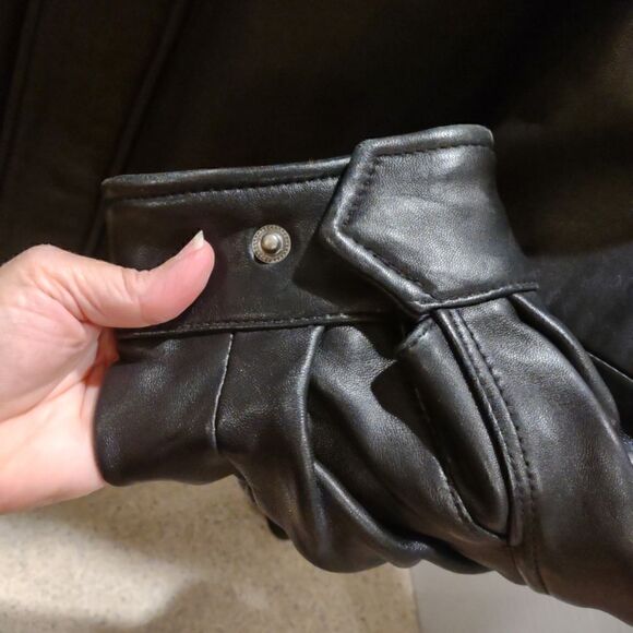 Jos Bank Leather Jacket Size XL - Picture 5 of 11